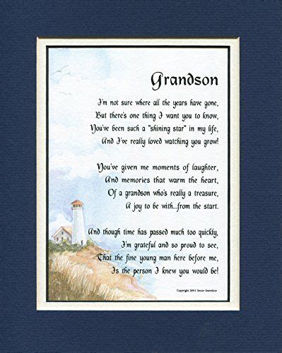 Graduation Poems For Grandson