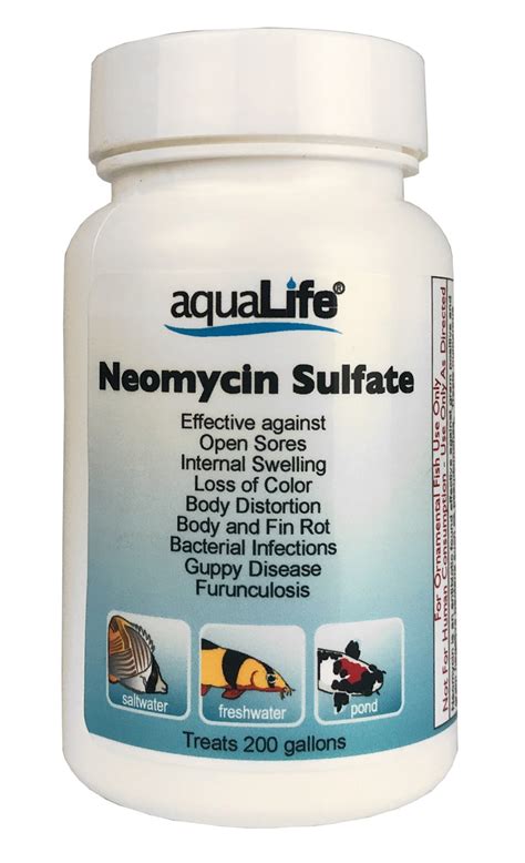 Neomycin Sulfate - Treats 200 Gallons - Tennessee Water Gardens