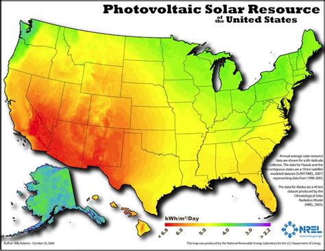 Solar power potential of US. | Solar photovoltaic system, Renewable ...