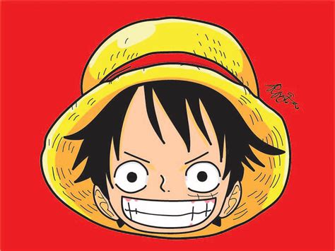 Luffy Face Chibi