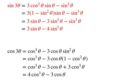 The Double And Triple Angle Formulas Derivation By De, 41% OFF