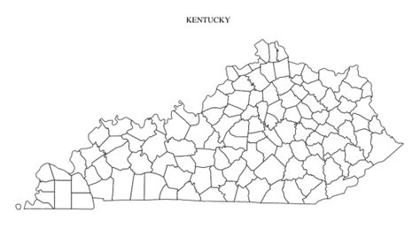 Kentucky County Map: Editable & Printable State County Maps