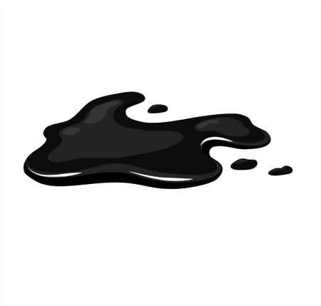 Photo of Puddle of crude oil on a white - ID:173576740 - Royalty Free ...