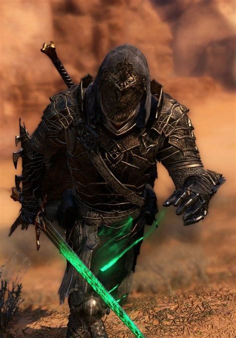 Talion the Dark Ranger of Minas Morgul now wears the mask of the fallen ...