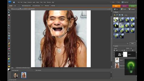 Tutorial | Face Transplant In Adobe Photoshop Elements 7 - YouTube