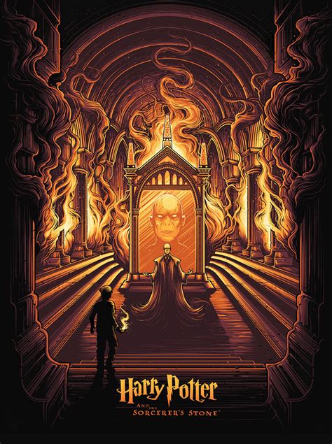 Harry Potter and the Sorcerer's Stone by Dan Mumford - Home of the Alternative Movie Poster -AMP-