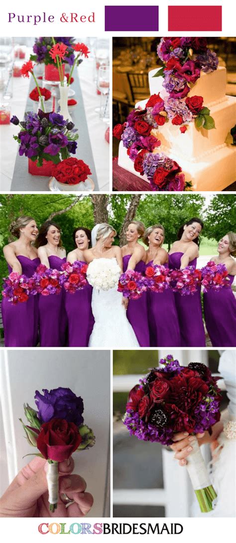 Fall Wedding Colors with Purple - 10 Purple Wedding Color Schemes ...