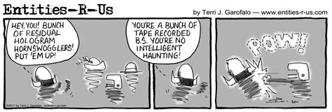 Entities-R-Us Ghost Hunter Comic - Residual Haunting Hit