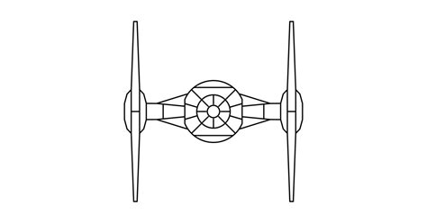 Tie Fighter Drawing at PaintingValley.com | Explore collection of Tie ...