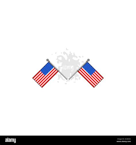 American flag vector design template illustration Stock Vector Image & Art - Alamy