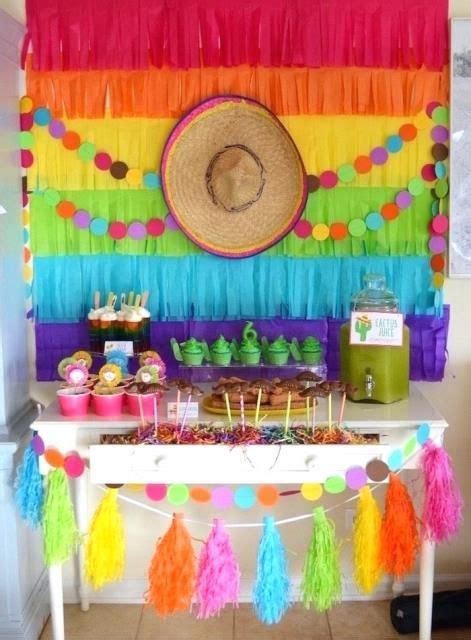 Ideas increíbles para temática de Fiesta Mexicana | Adornos para fiesta, Fiestas de cumpleaños ...