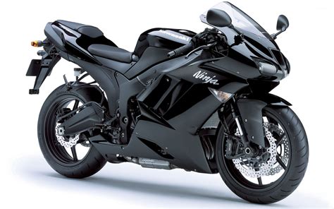 Black Kawasaki Ninja ZX-6R wallpaper - Motorcycle wallpapers - #52841