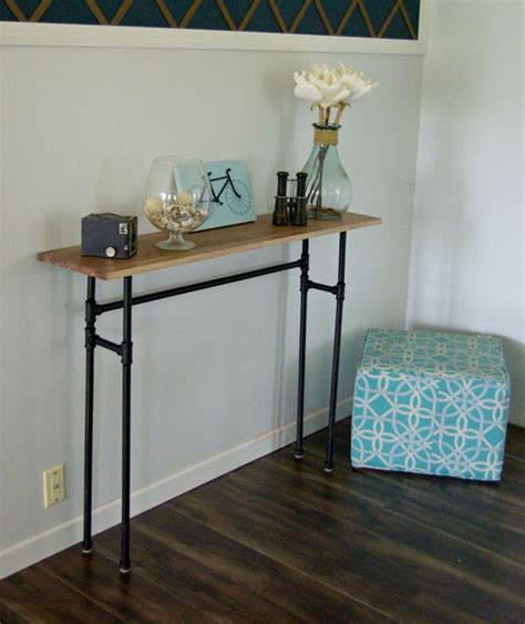 Original DIY Console Table From Scratch - 30 Design Project Ideas