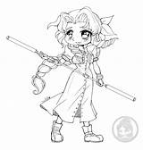 Chibi Coloring Pages  ColoringBay sketch template