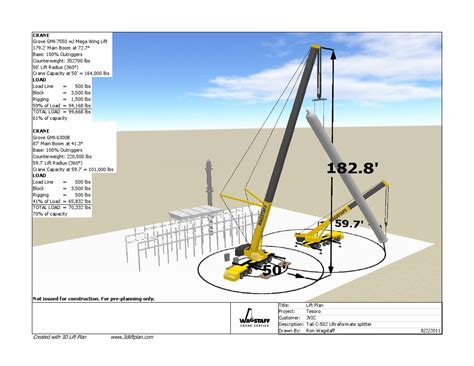 Crane lift plan - geolimfa