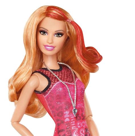 Gorgeous Barbie Fashionistas Summer Doll with Red Streaked Hair ~ New ...