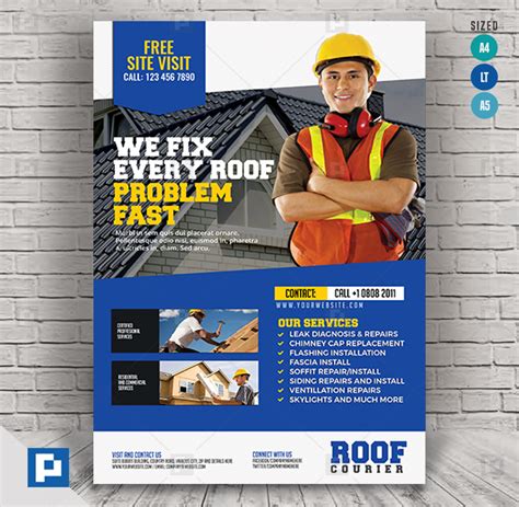 Roofing Flyers Templates Free - Nisma.Info