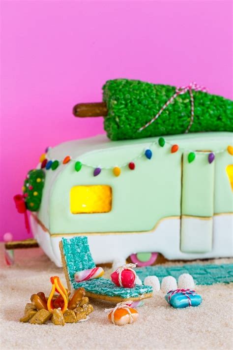 Gingerbread House Template: DIY Camper Gingerbread House + Recipe