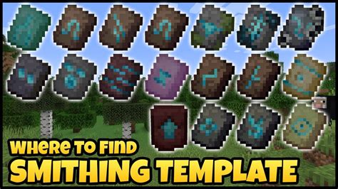 Where To Find Smithing Template Minecraft