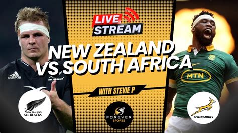 NEW ZEALAND VS SOUTH AFRICA LIVE! | All Blacks vs Springboks Watchalong ...