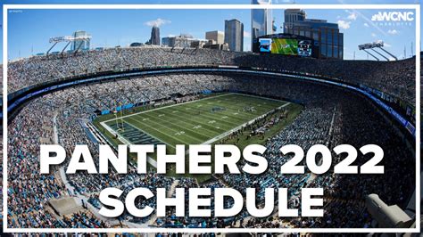 Carolina Panthers 2022 schedule released | wcnc.com