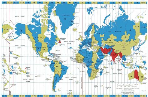 Latest World Time Clock And Map Copy Timezone Map World - High Quality ...