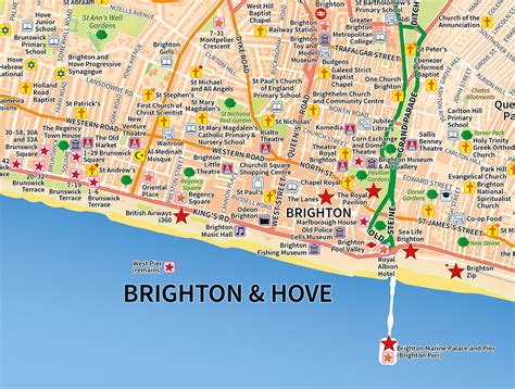 Map Of Brighton And Hove | Terminal Map