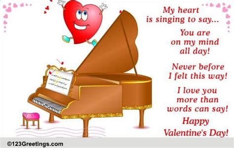 Valentine's Day Love Song! Free Love Songs eCards, Greeting Cards | 123 ...