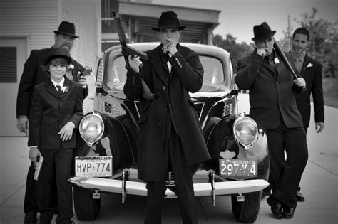 My gorgeous 1920's gangster groom and his groomsmen! | Gangster wedding, Gangster, Mafia gangster