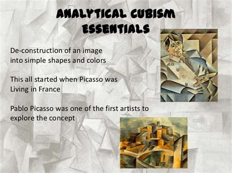 Picasso analytical cubism