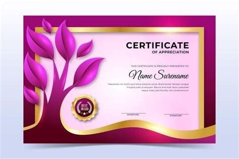 Pin by Весна on Idea | Certificate templates, Certificate design template, Certificate design