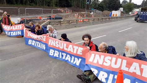 Environmental activists block London orbital motorway again | Reuters