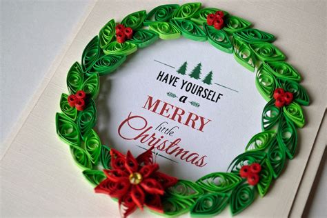 Quilled wreath Christmas card | Quilling christmas, Paper quilling cards, Quilling paper craft