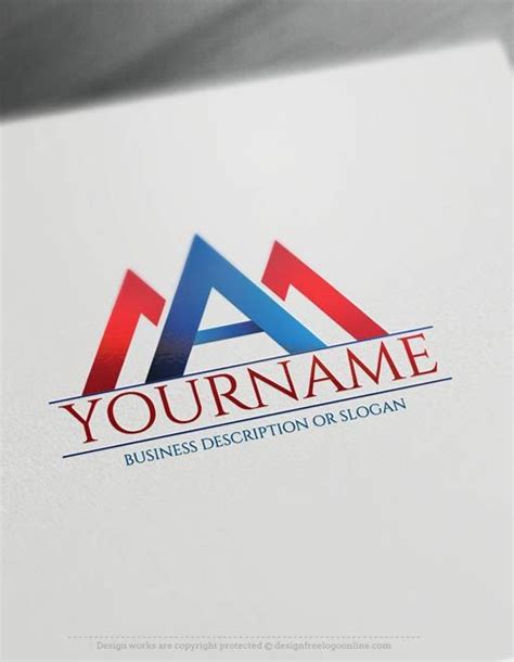 Free Letter Logo Maker - A logo - A Initials Logo Templates | Initials logo, Initials logo ...