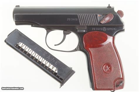 Russian Izhevsk Makarov Pistol, PB2419, Dated 1975