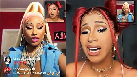 Cardi B Goes OFF On Nicki Minaj & Defends Megan Thee Stallion *IG Live ...