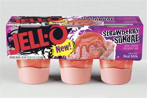 New Jello Pudding Snacks Flavors: S'more & Strawberry Sundae - Mommies ...