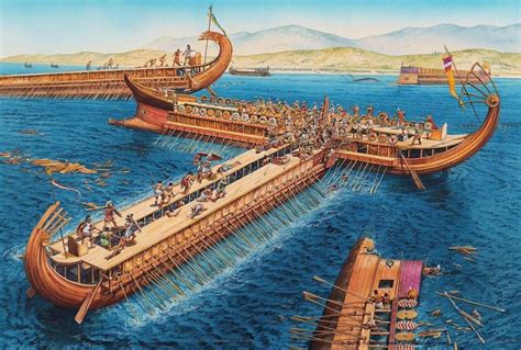 The Battle of Salamis (480 BC), the most decisive of its time.