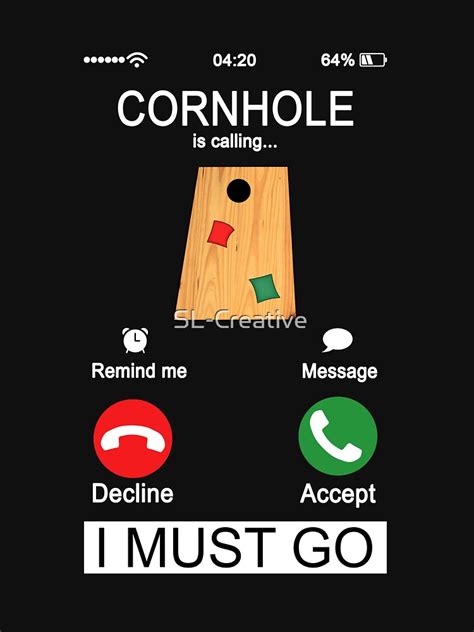 "Funny Cornhole Gift Cornhole is calling..." T-shirt by SL-Creative ...