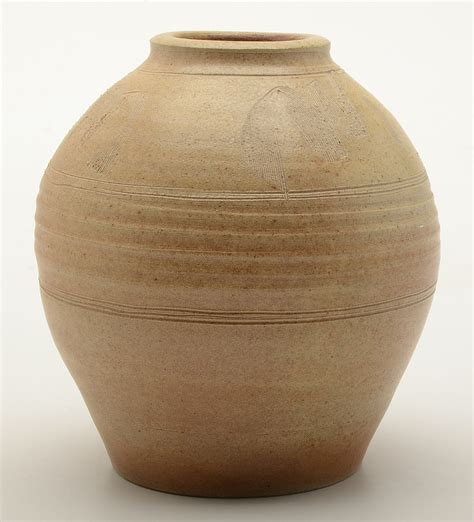 Large Stoneware Pottery Vase | EBTH