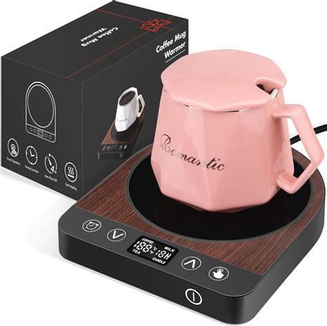 Amazon.com: Firjoy Coffee Mug Warmer Set, 4 Hours Auto Shut-Off ...