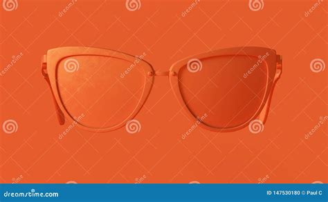 Orange Sunglasses Vintage stock illustration. Illustration of retro - 147530180