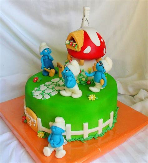 17 Best images about Smurfs cake on Pinterest | Fairy birthday cake, Kid birthdays and Jewellery