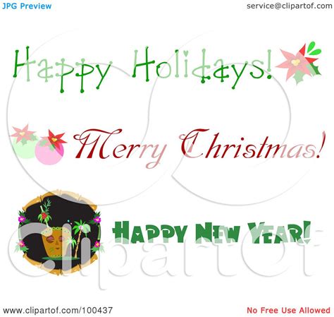 Royalty-Free (RF) Clipart Illustration of a Digital Collage Of Holiday ...