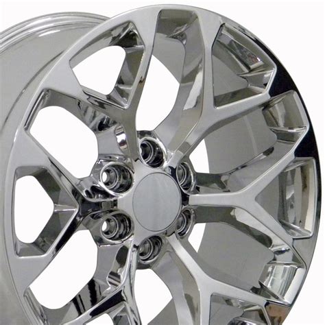 22" Fits NEW 1999-2023 CK156 Chevy Silverado Wheels GMC Sierra 1500 Cadillac Chrome Set of 4 ...