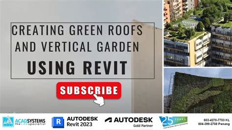 Green Roof and Vertical Garden using Autodesk Revit - YouTube