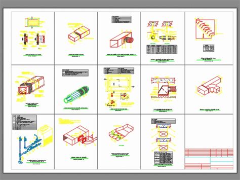 Air conditioning in AutoCAD | CAD download (449.08 KB) | Bibliocad