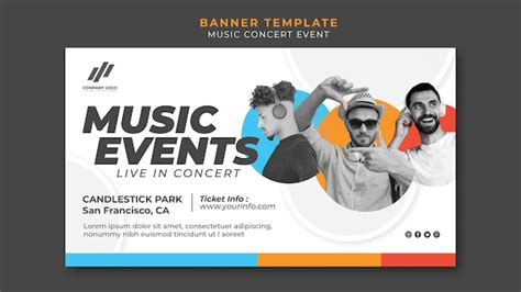 Banner Template for Concert - Free PSD Download - HD Stock Images