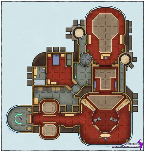 Palpatine's Senate Office and Suite : battlemaps | Tabletop rpg maps, Fantasy map, Star wars rpg