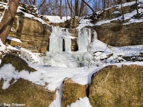 Visiting St Paul's Hidden Falls Regional Park in Winter